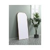 Elegant Lighting Metal Frame Arch Full Length Mirror 32x66 Inch in Brass - 3 of 4