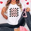 Simply Sage Market Women's Love Stacked Grunge Short Sleeve Garment Dyed Tee - 2 of 3