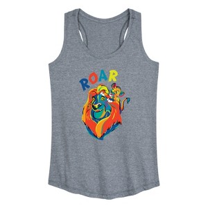 Women's - Disney - Mufasa & Simba Graphic Racerback Tank - 1 of 4