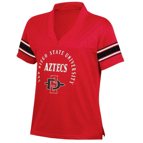 NCAA San Diego State Aztecs Women's Mesh Jersey T-Shirt - S