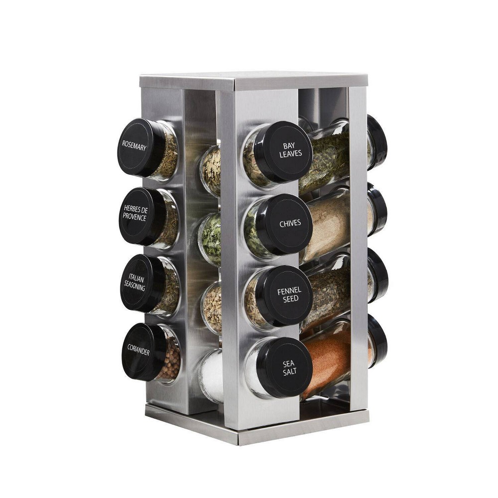 Kamenstein 16pc Jar Heritage Spice Rack