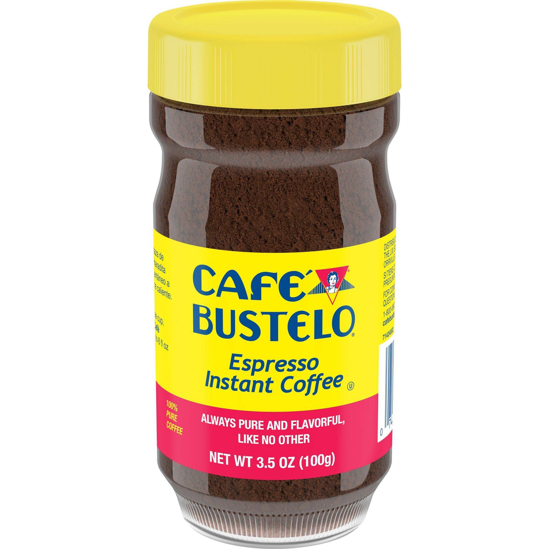 Cafe Bustelo Espresso Style Dark Roast Instant Coffee - 3.5oz