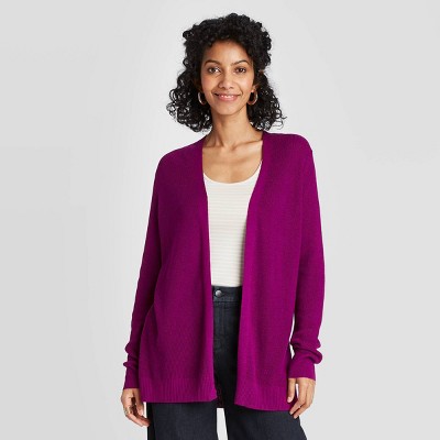 purple cardigan target