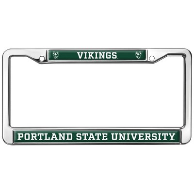 Portland State University Vikings Full Size Standard License Plate Metal Frame
