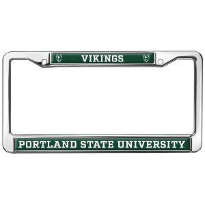 Portland State University Vikings Full Size Standard License Plate Metal Frame - 1 of 4