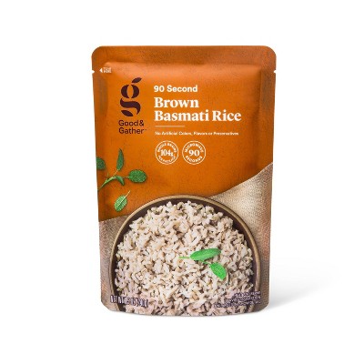 90 Second Brown Basmati Rice Microwavable Pouch - 8.5oz - Good & Gather™
