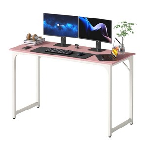 FDW Computer Desk 32/39/47/55 inch Length Study Writing Table Adjustable feet for Home Office - 1 of 4