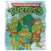 Teenage Mutant Ninja Turtles Turtle Group Silky Touch Blanket White 50X60 - 2 of 4