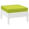 vidaXL Pallet Cushion Bright Green Oxford Fabric - 3 of 4