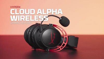 HyperX Cloud Alpha Wireless Gaming Headset for PC DTS Headphone:X