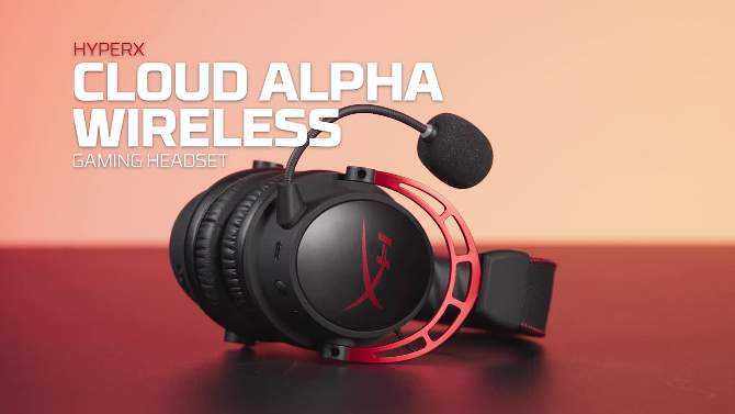 HyperX Could Alpha Wireless Gaming Headset for PC - Black, 2 of 16, play video