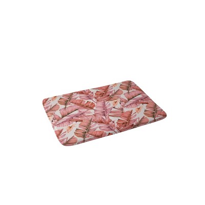 Marta Barragan Camarasa Jungle Paradise Bath Mat Pink - Deny Designs