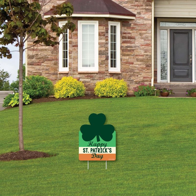 Big Dot of Happiness St. Patrick's Day - Outdoor Lawn Sign - Saint Paddy's Day Party Yard Sign - 1 Piece, 3 of 9