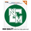 Eastern New Mexico University Primary Logo Automotive Car Window Locker Circle Bumper Sticker - 3 of 4