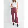 Women's The Coated Straight Leg - JUST BLACK DENIM - 4 of 4