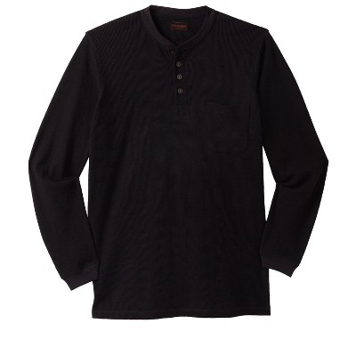 Boulder Creek by KingSize Men's Big & Tall Tall Thermal Pocket Longer-Length Henley