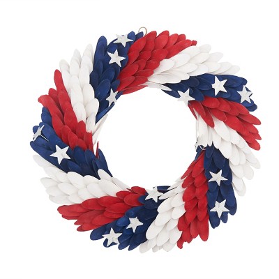 C&F Home 17.5" x 17.5" July 4th Americana Wreath