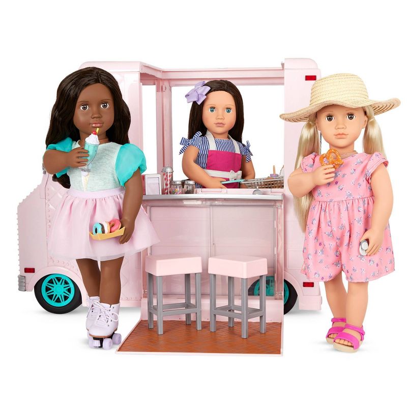 Our Generation Sweet Stop Ice Cream Truck - Pink, 3 of 14