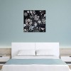 Pale Gray Botanical on Black by Miri Eshet Unframed Wall Canvas - iCanvas - 3 of 3