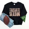 Tailgate Season Block Distressed - Women's Graphic Sweatshirt - 2 of 4