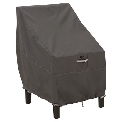 Ravenna Patio High Back Chair Cover - 25.5" x 32.5" x 34" - Dark Taupe - Classic Accessories