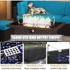 LayinSun 15 Piece Patio Furniture Set with Fire Pit Table, Outdoor Conversation Sets Wicker Rattan Sectional Sofa with Coffee Table - 4 of 4