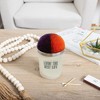 Pavilion Gift Company - Best Life - Purple & Orange - 5.5 oz - 100% Soy Wax Candle with Pom Pom Lid Scent: Tranquility - Flame Candles - 2 of 4