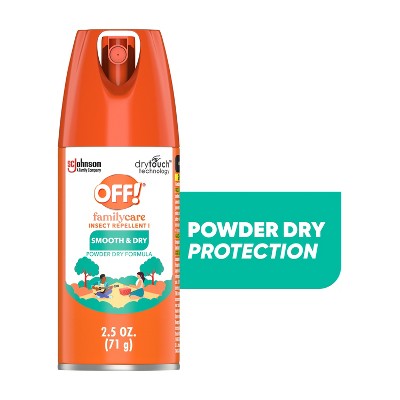 OFF! FamilyCare Mosquito Repellent Bug Spray - Smooth & Dry - 2.5oz