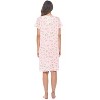 Casual Nights Women's Super Soft Yummy Nightshirt, Short Sleeve Nightgown, Night Dress with Fun Prints & Patterns - 4 of 4