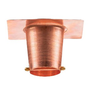Marrgon 2 Inch Copper Gutter Adapter - Rain Chain Hanger & Diverter - 1 of 4