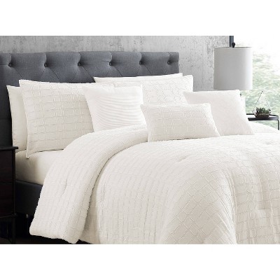 Riverbrook Home Queen 6pc Kasuga Comforter Set White: Bedding Set with Decorative Pillows & Shams — фото 2