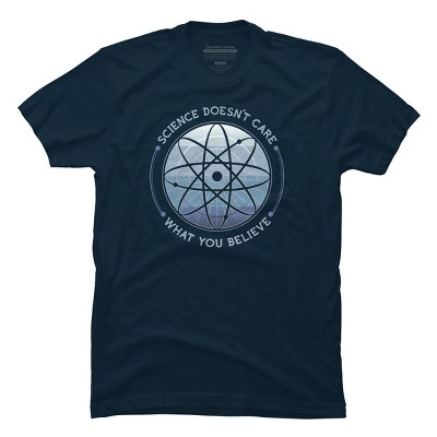 Men's Design By Humans Science Doesn't Care By DustbrainDesign T-Shirt