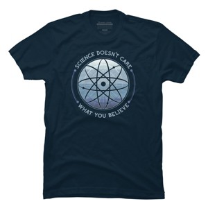 Men's Design By Humans Science Doesn't Care By DustbrainDesign T-Shirt - 1 of 4