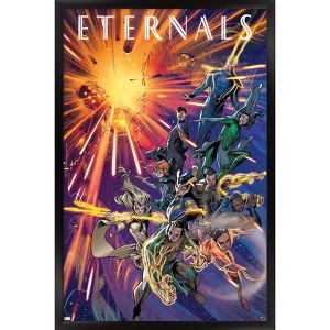 Trends International Marvel Eternals - Immortals Walk Comic Framed Wall Poster Prints - 1 of 4