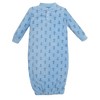 Hudson Baby Infant Boys Fleece Gowns, Cute Whales - 4 of 4