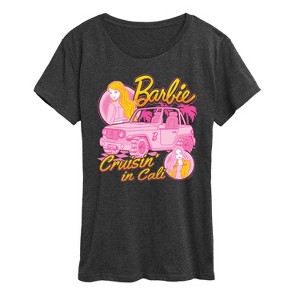 Women's - Barbie - Cruisin In Cali Short Sleeve Graphic T-Shirt - 1 of 4