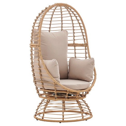 Rattan egg sale chair target