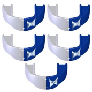 Tapout Youth Protective Sports Mouthguard with Strap 5-Pack - Blue/White - 1 of 1