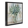 Stupell Industries Soothing Eucalyptus Herb Arrangement Floating Frame Canvas Art, Black, 25" x 25" - 2 of 4
