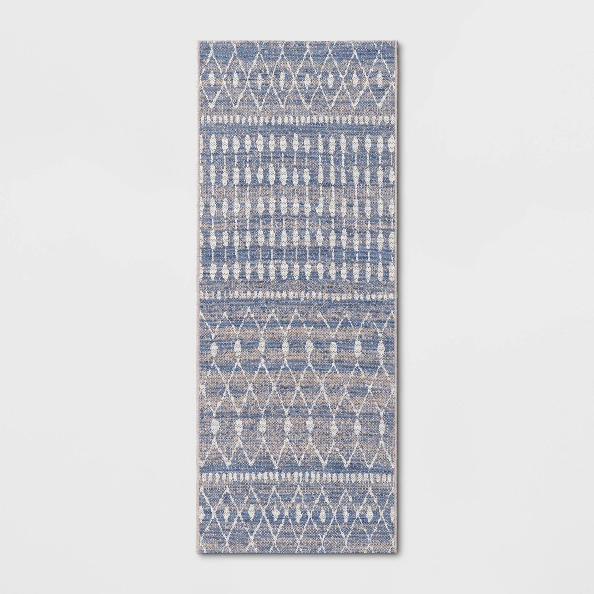Neutral Moroccan Rectangular Woven Indoor Outdoor Rug - Threshold™
