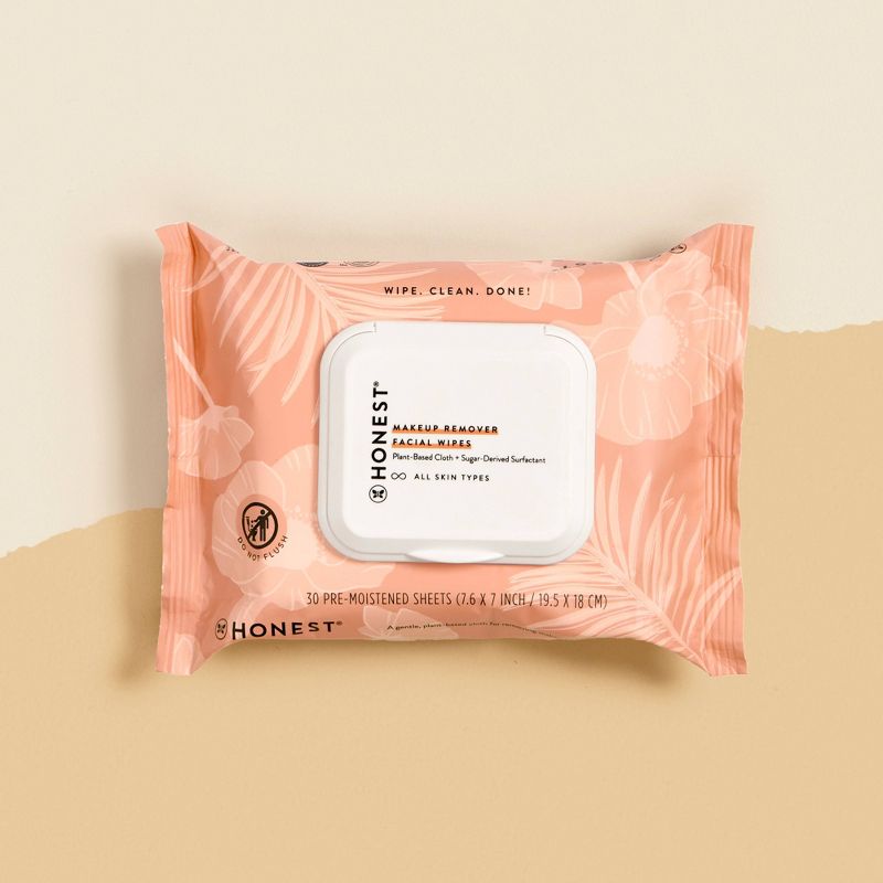 Honest Beauty Makeup Remover Wipes, 2 of 12