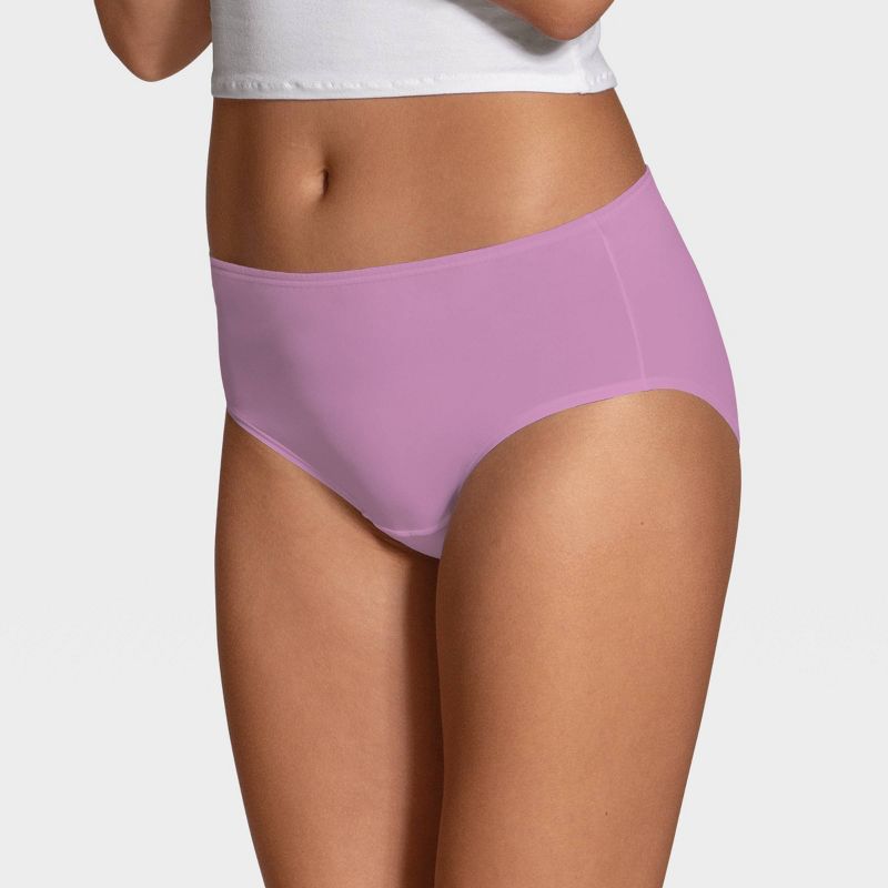 Fruit of the Loom Women's 6pk 360 Stretch Comfort Cotton Hipster Underwear - Colors May Vary, 4 of 5