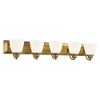 Livex Lighting Springfield 5 - Light Vanity in  Antique Brass - 2 of 4