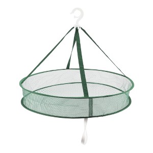 Unique Bargains Folding Durable Single Layer Clothes Drying Basket 1 Pc - 1 of 4
