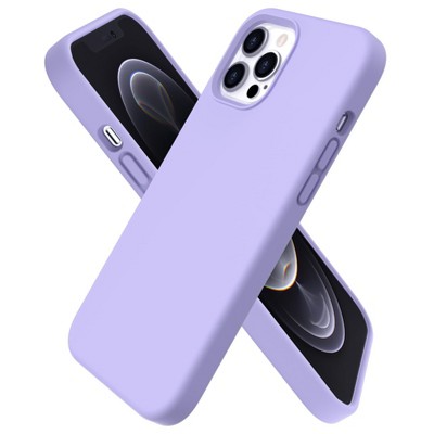 BONGEEK Compatible with iPhone 12 PRO MAX Case 6.7", Slim Liquid Silicone 3 Layers Full Covered Soft Gel Rubber Phone Case Protective Cover