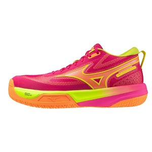 Mizuno Mizuno Neo Jump Unisex Volleyball Shoe, 9 1/2, Pnk Tetra