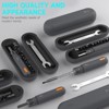 Topteng Ratchet Screwdriver Set with Telescoping Shaft, Magnetic Bit Storage, and 24 Precision Bits - 4 of 4