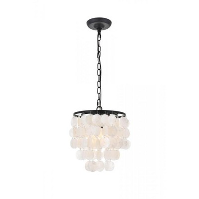 Elegant Lighting Selene 1 light Black Pendant