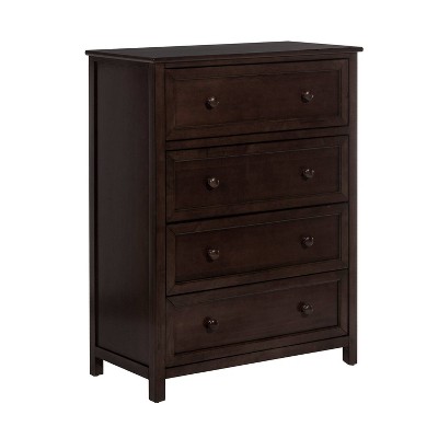 Schoolhouse 4.0 Wood 4 Drawer Chest Chocolate - Hillsdale Furniture