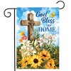 Briarwood Lane Summer Garden Flag 12x18 For Outdoor God Bless Our Home For Summer Garden Flag Flags For Outside - 2 of 4